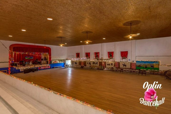 Inside photo of the historic dancehall.